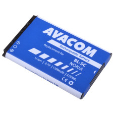 Baterie AVACOM GSNO-BL5C-S1100A do mobilu Nokia 6230, N70, Li-Ion 3,7V 1100mAh (náhrada BL-5C)