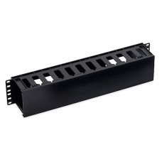 19' vyvazovací panel 2U plastový RAL9005